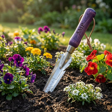 5-in-1 Stainless Steel Hand Weeder & Trowel, Wood Handle SMP-WD-005-3