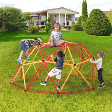MOCA Jungle Gym Geometric Climbing Dome, Outdoor Toys for Kids Ages 3-8, Toddler Backyard Play Equipment , Playground Climber Equipment for Indoor Outside
