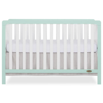 Dream On Me Ridgefield 5-in-1 Convertible Crib. Mint &amp; White