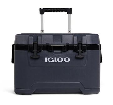 Igloo 52 QT Overland Ice Chest Cooler with Wheels, Gray