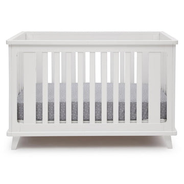 Delta Children Ava 3-in-1 Convertible Baby Crib. White