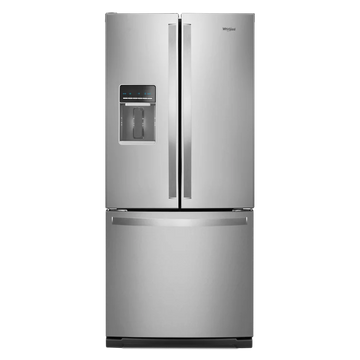 Whirlpool Wrf560seh 30" Wide 19.7 Cu. Ft. French Door Refrigerator - Stainless Steel