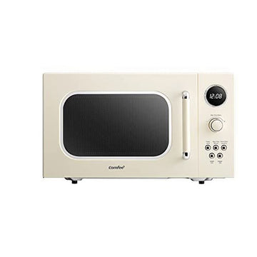 Comfee' Retro Microwave with LED digital display, 0.9 Cu. ft, 900W, Apricot, CM-M092AAT