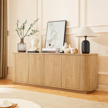 TV Stand, Modern Entertainment Center for TVs Up to 75 inch