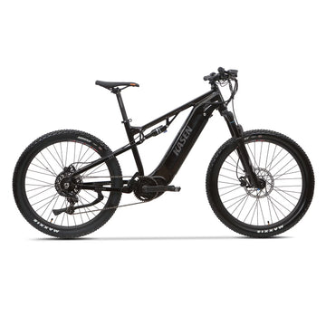 Kasen Electric Mountain Bike Mid-driven 500w 48v 15ah Full Suspension Throttle and Pedal Assist