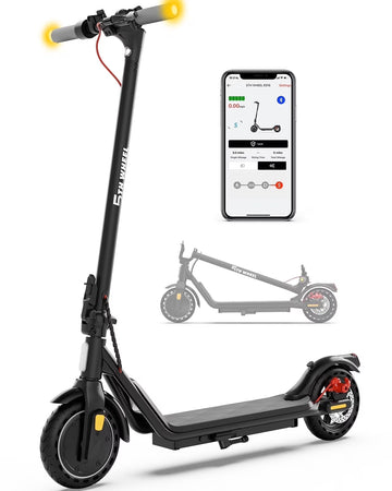 5TH WHEEL W16S 300W Electric Scooter with Turn Signal, 8.5 Solid Tires, 18mph & 12Miles Range, Folding Commuting E-Scooter for Adults with APP Control