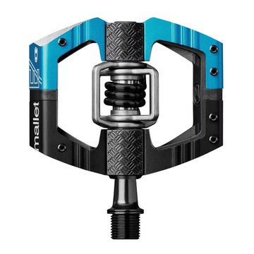 Mallet Enduro Pedals - Long Spindle - Black / Blue Spring
