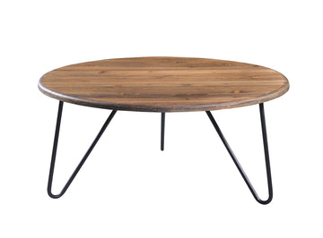 Serta Bryant 40" Round Coffee Table in Aged Pine