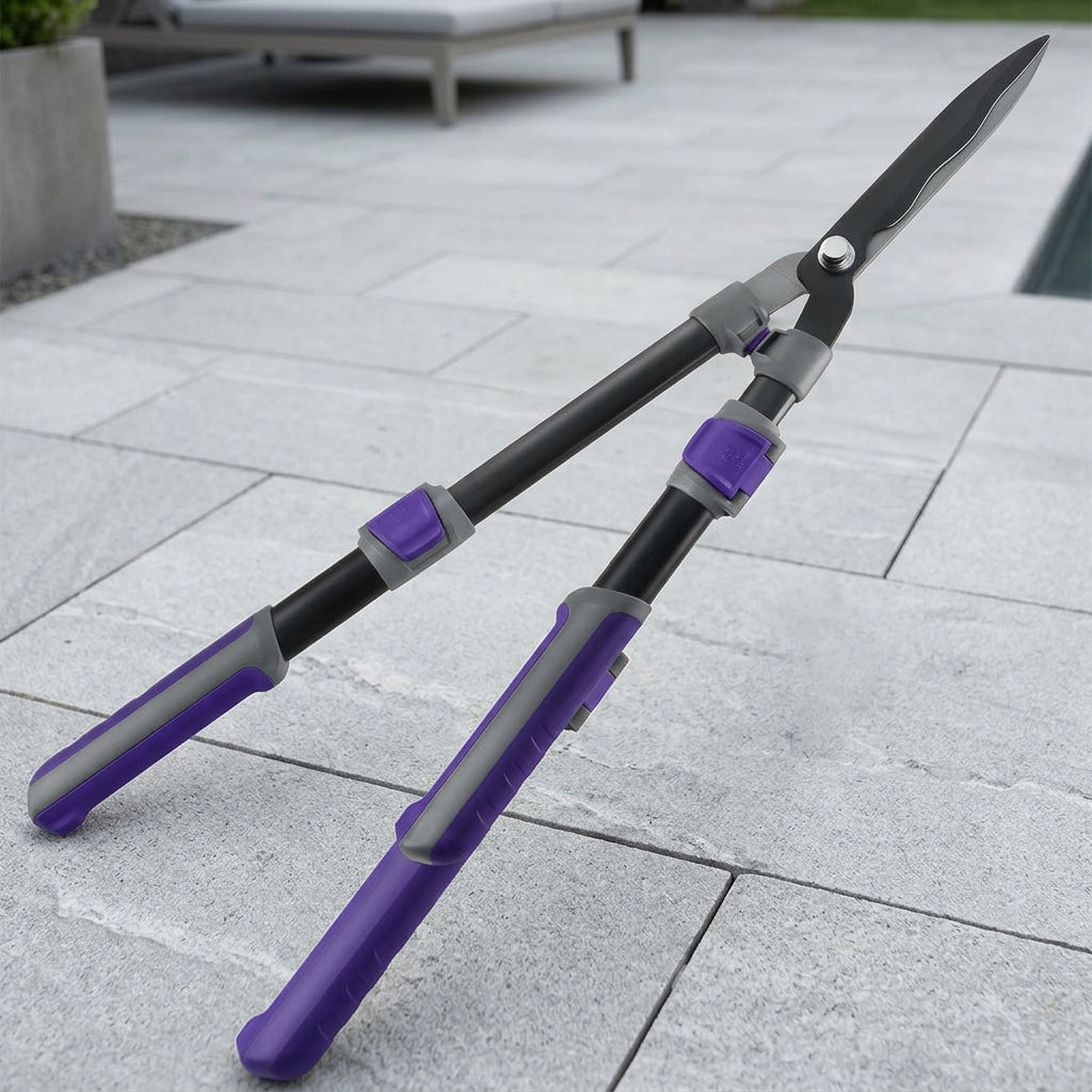 Extendable Hedge Trimmer with Wavy Steel Blades, 25-33 in SMP-HG-005-1