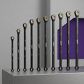 10-Piece Extra-Long Metric Ratcheting Wrench Set, 8-19 mm SMP-HT-004-3