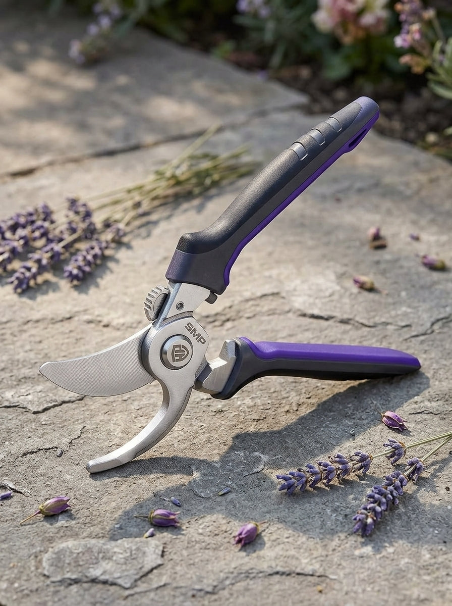 8.5 in Bypass Pruning Shears with Forged Cr-V Blades SMP-PS-001-1