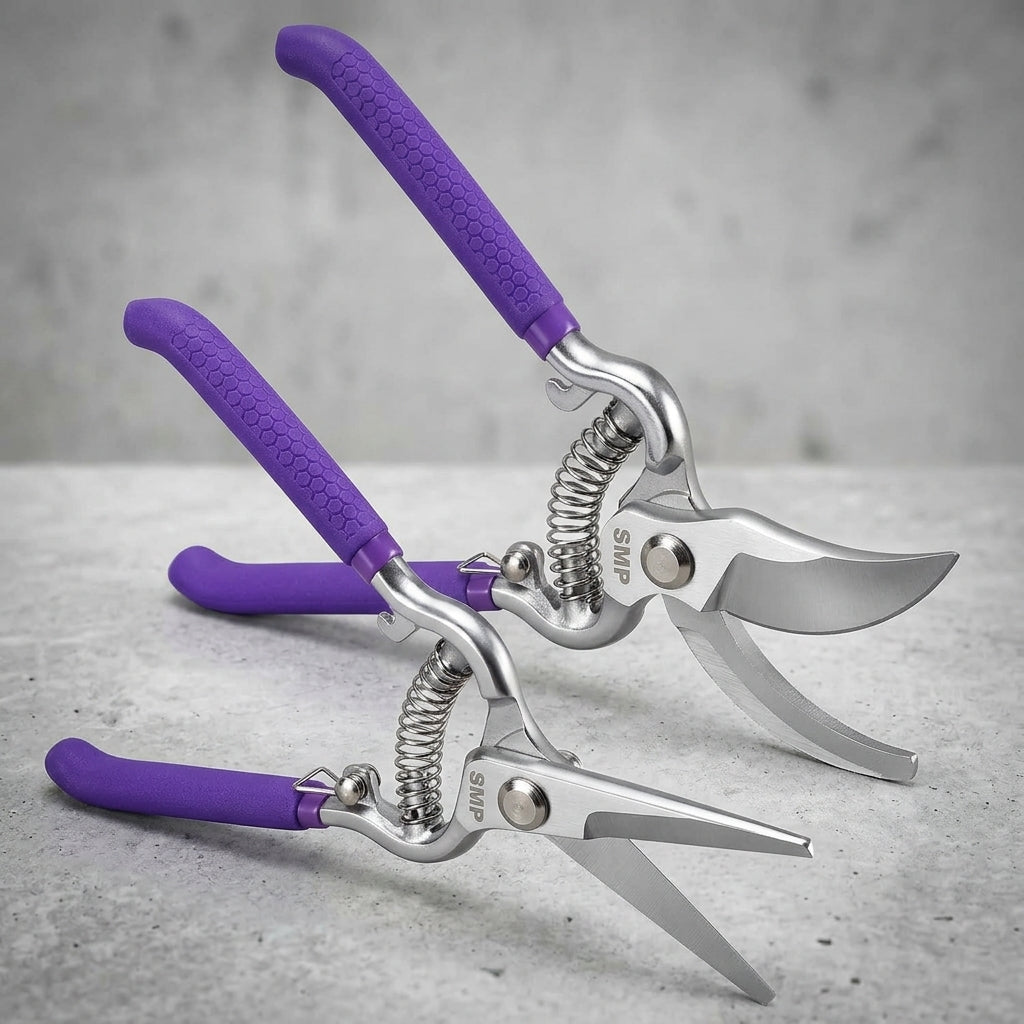 2-Piece Pruning Set: 8 in Bypass Pruner & Straight Snips SMP-PS-002-1