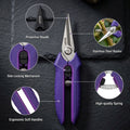 2-Pack 8 in Bypass Pruner & 6.25 in Straight Garden Scissors SMP-PS-005-3