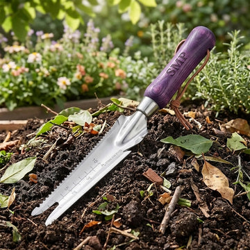 5-in-1 Stainless Steel Hand Weeder & Trowel, Wood Handle SMP-WD-005-1