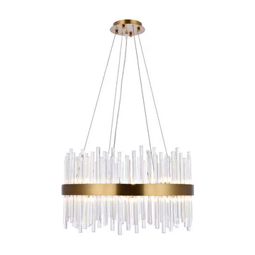 Dallas 16 light Gold Chandelier Clear Royal Cut Crystal