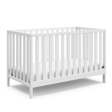 Storkcraft Sunset 5-in-1 Convertible Baby Crib, White