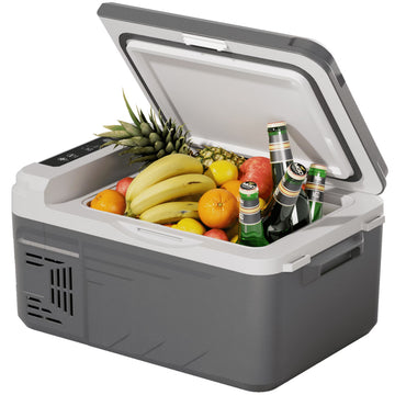 Simzlife 12 Volt Refrigerator, 11 Quart (10L) Car Fridge with APP Control, Car Refrigerator -4H~68H, Portable Freezer for RV, Camping, Travel