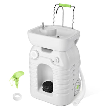 Hand Wash Station Portable Wash Sink Basin Stand 12 Gallon 45L Camping Garden