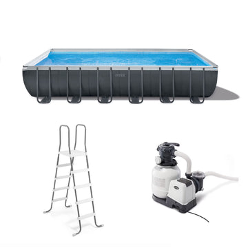 Intex 24' x 12' x 52" Ultra XTR Rectangular Frame Swimming Pool Set + Pump